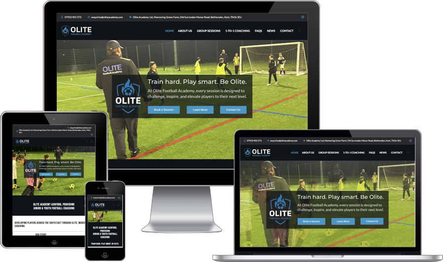 Olite Academy Ashford website