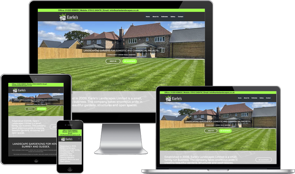 Earl's Landscapes website