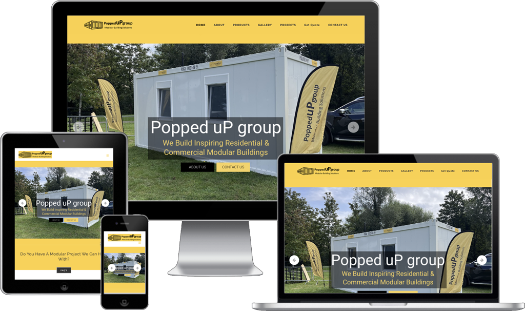 Popped Up Group website